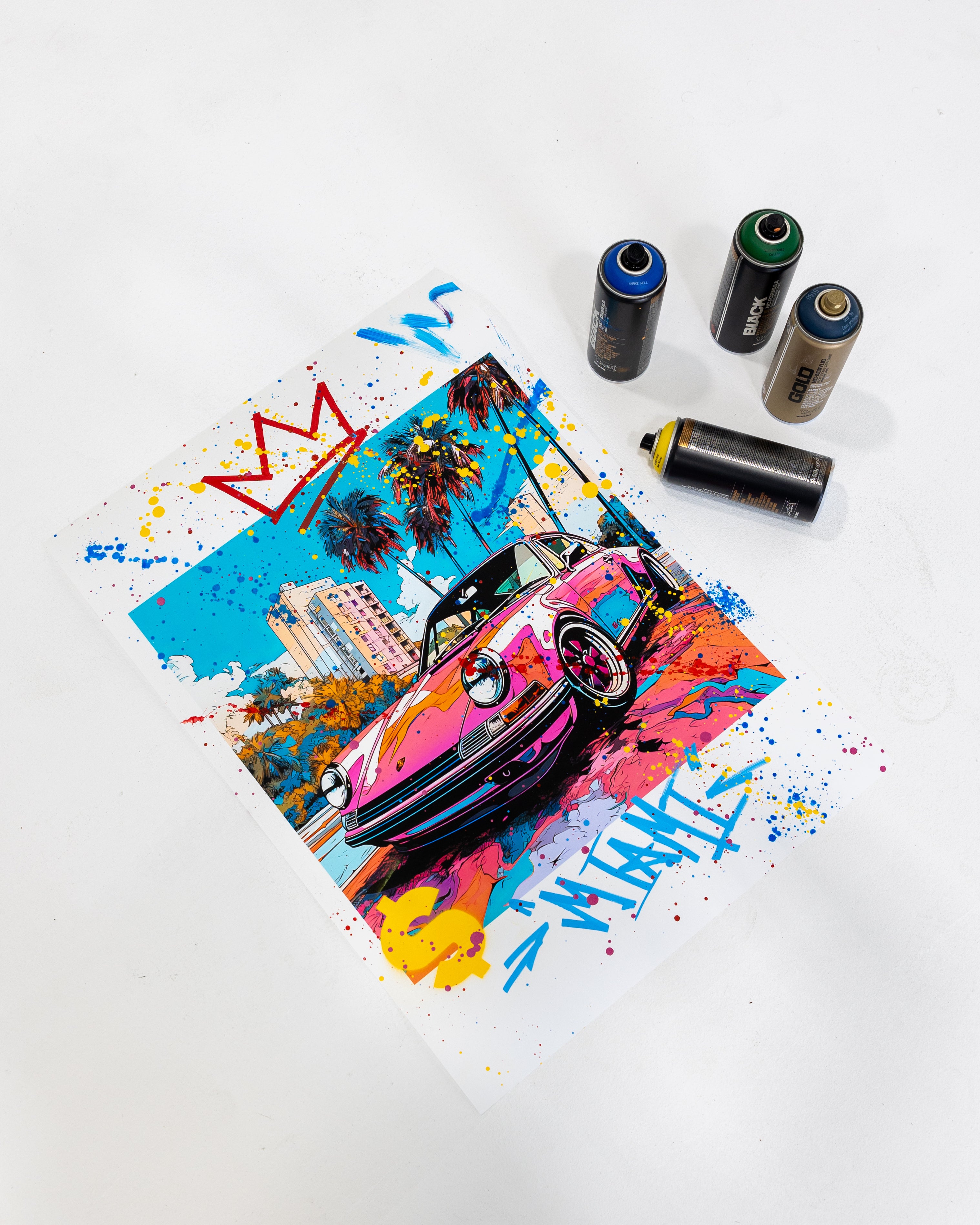 911 Miami Vice - Artist Hand Embellished Edition